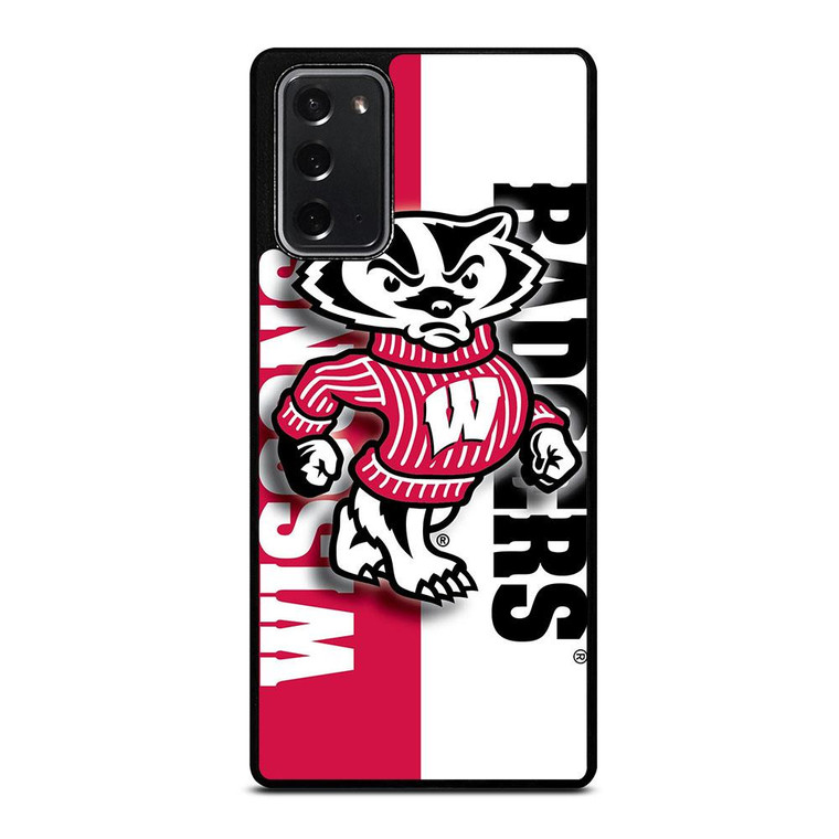 WISCONSIN BADGERS LOGO NEW Samsung Galaxy Note 20 Case Cover