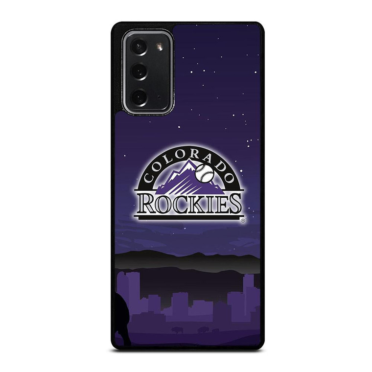 COLORADO ROCKIES BASEBALL ICON Samsung Galaxy Note 20 Case Cover