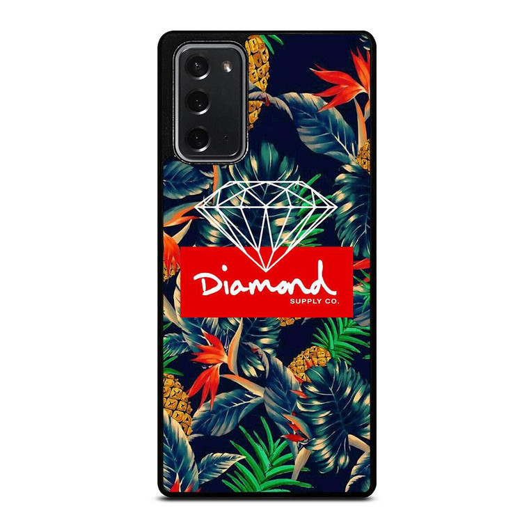DIAMOND SUPPLY CO FLORAL LOGO Samsung Galaxy Note 20 Case Cover
