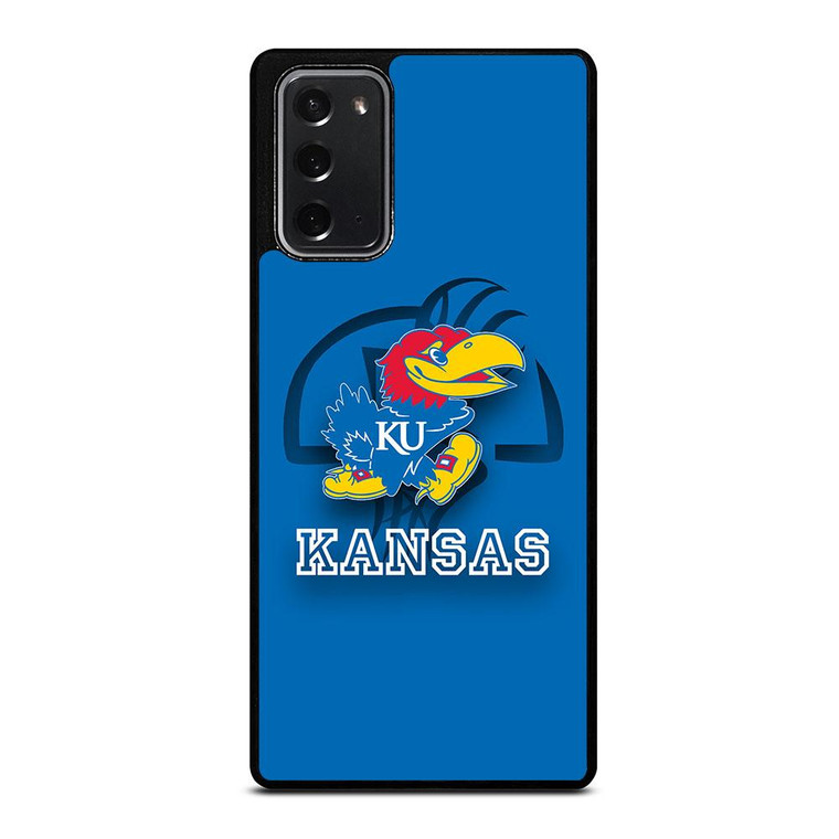 KANSAS JAYHAWKS NBA ICON Samsung Galaxy Note 20 Case Cover