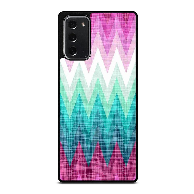 OMBRE PASTEL CHEVRON PATTERN 2 Samsung Galaxy Note 20 Case Cover