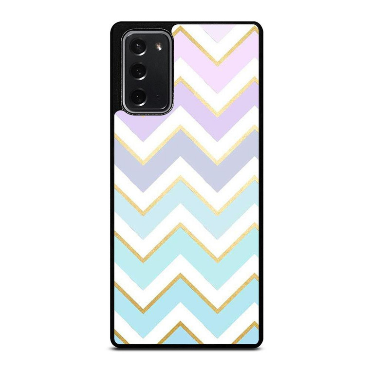 OMBRE PASTEL CHEVRON PATTERN Samsung Galaxy Note 20 Case Cover