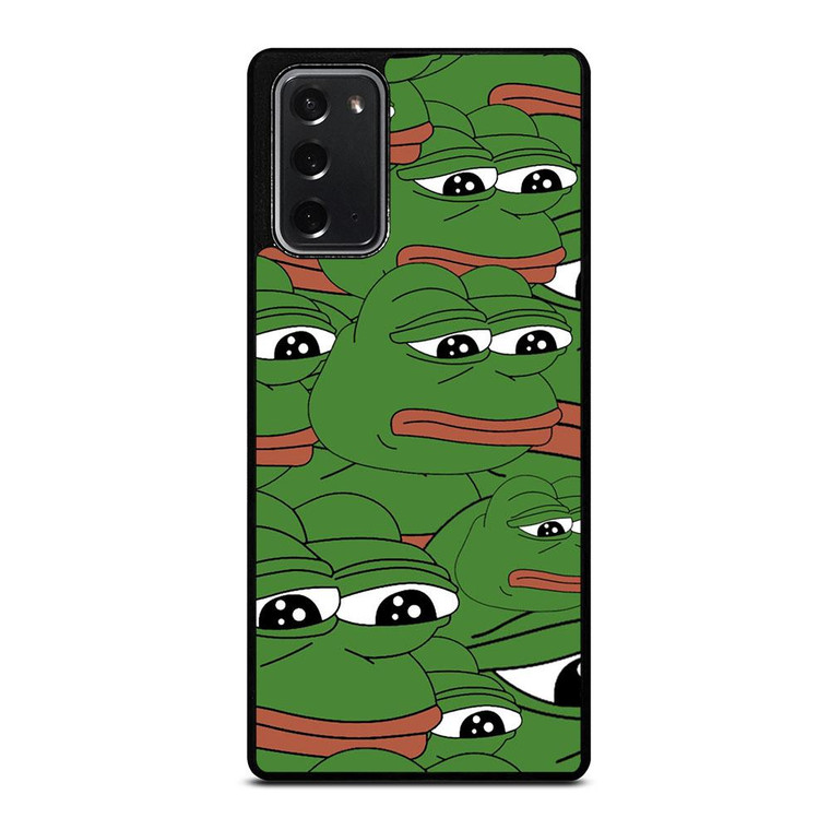 PEPE THE SMUG FROG PATTERN Samsung Galaxy Note 20 Case Cover