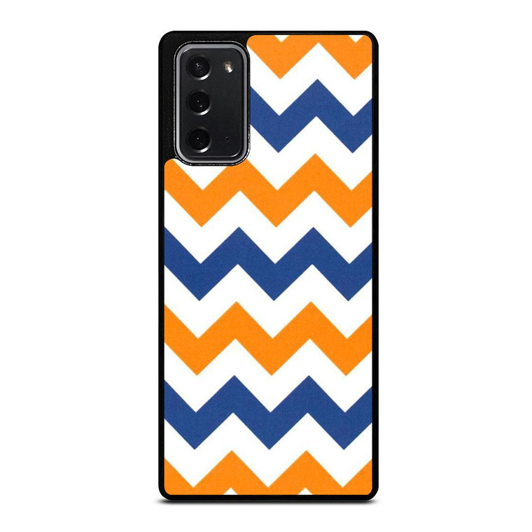 RILEY BLAKE ORANGE AND BLUE STRIPE Samsung Galaxy Note 20 Case Cover