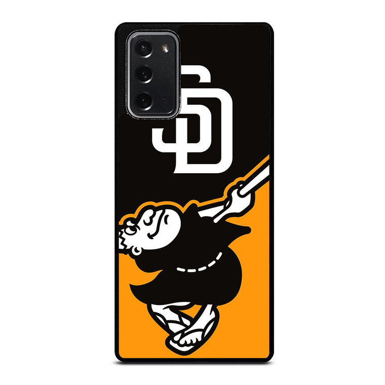 SAN DIEGO PADRES MLB ICON Samsung Galaxy Note 20 Case Cover