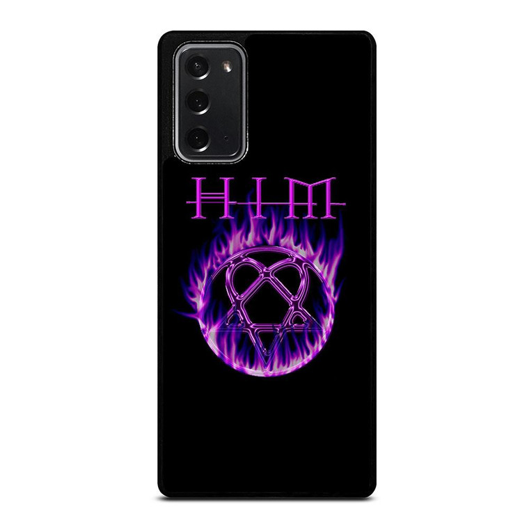 HIM BAND FLAME LOGO Samsung Galaxy Note 20 Case Cover