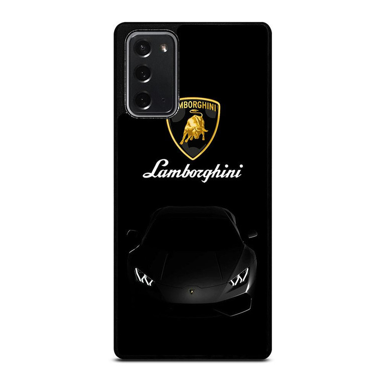 LAMBORGHINI BLACK Samsung Galaxy Note 20 Case Cover