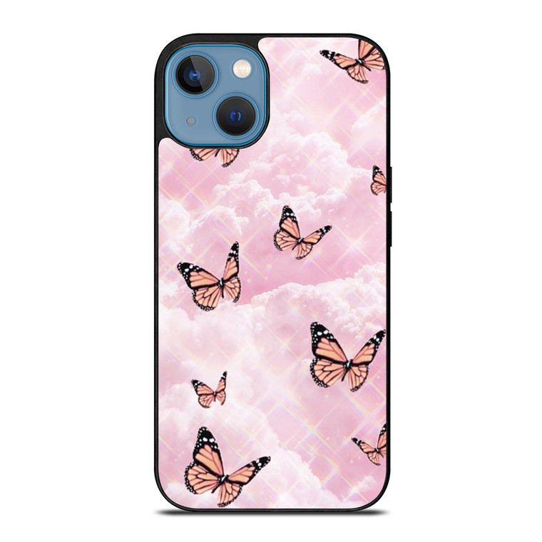 BUTTERFLY SPARKLE 3 iPhone 13 Case Cover BUTTERFLY SPARKLE 3 iPhone 13 Case Cover