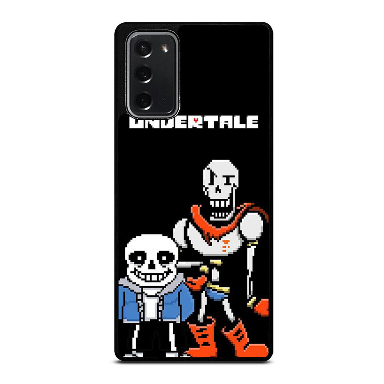 PAPYRUS AND SANS UNDERTALE 8BIT Samsung Galaxy Note 20 Case Cover