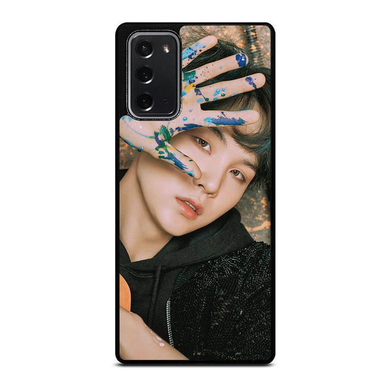 SUGA BTS BANGTAN BOYS FACE Samsung Galaxy Note 20 Case Cover