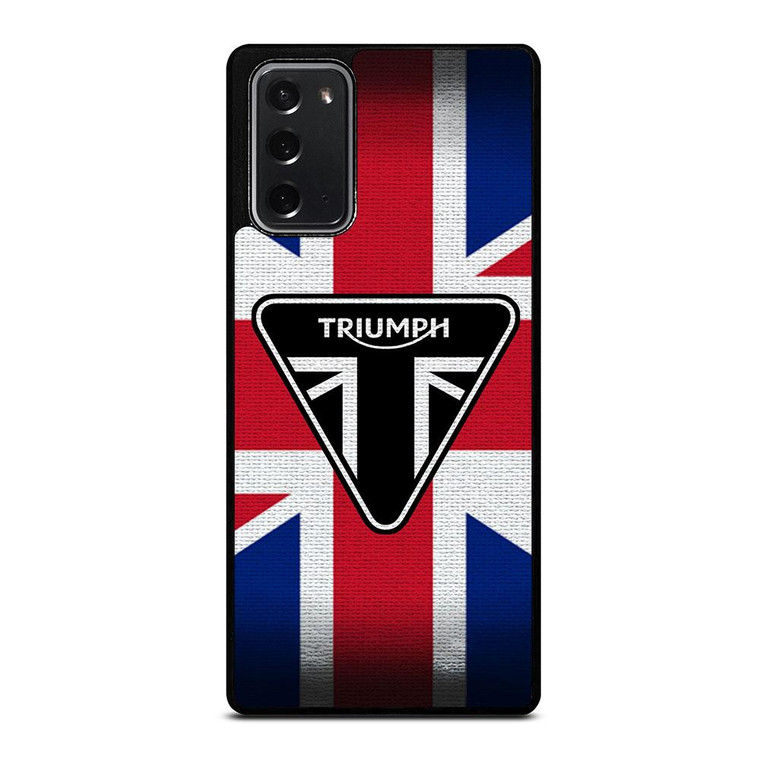 TRIUMPH MOTORCYCLE FLAG LOGO Samsung Galaxy Note 20 Case Cover