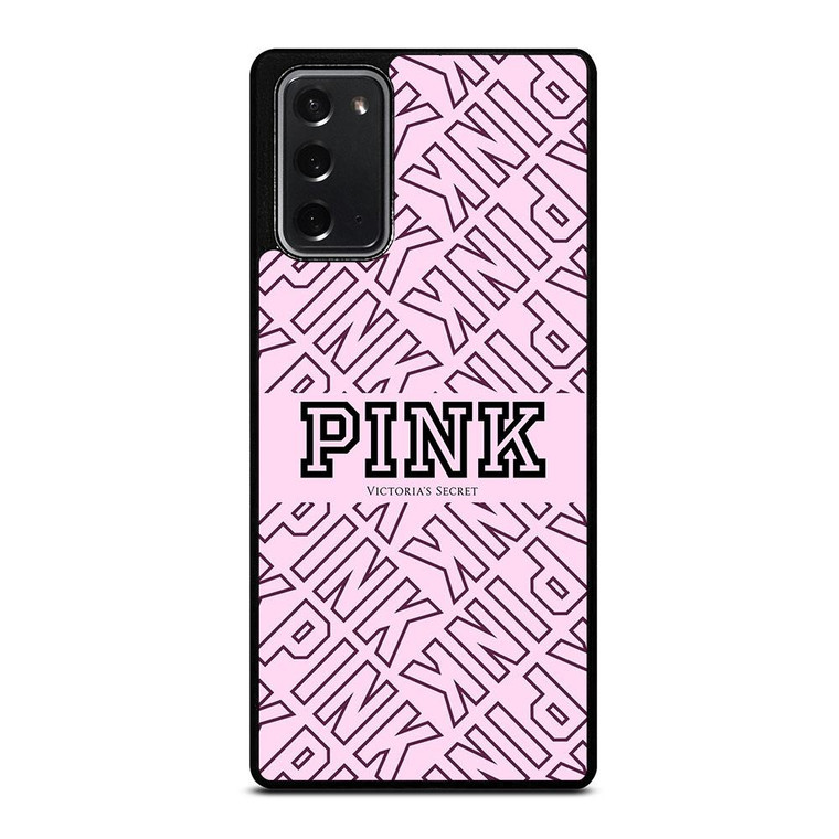 VICTORIA'S SECRET PINK LOGO PATTERN Samsung Galaxy Note 20 Case Cover