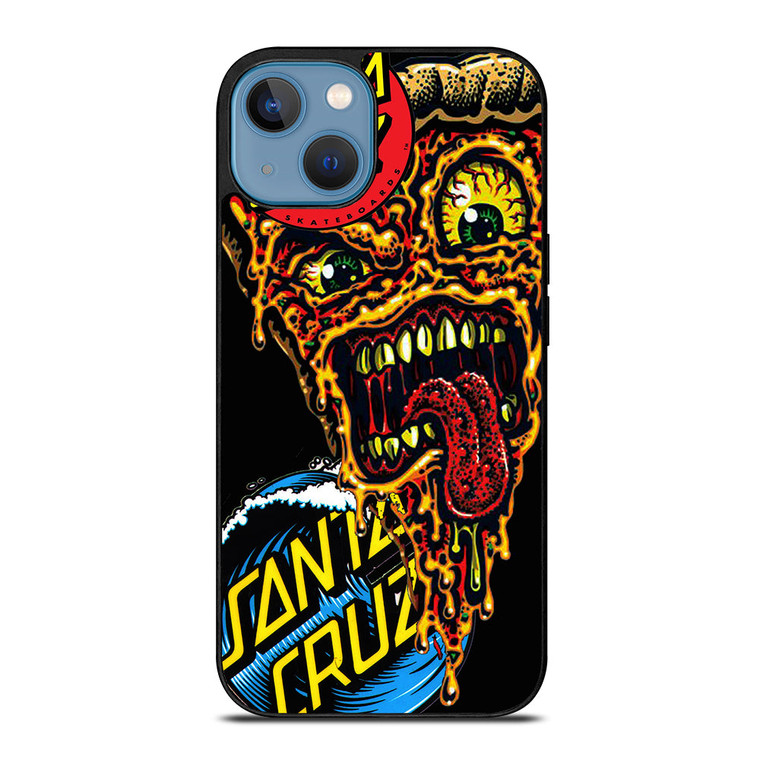 SANTA CRUZ SKATEBOARDS PIZZA iPhone 13 Case Cover