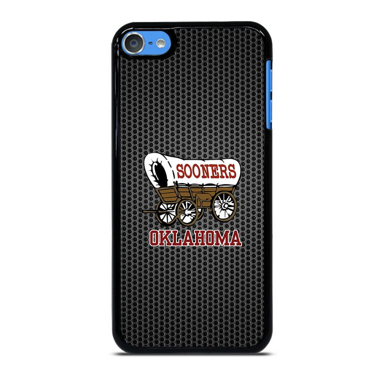 OKLAHOMA SOONERS METAL LOGO iPod Touch 7 Case Cover