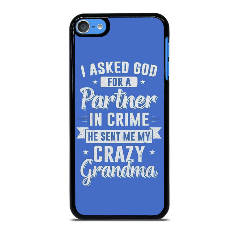 PARTNER IN CRIME GRANDMA 2 iPod Touch 7 Case Cover