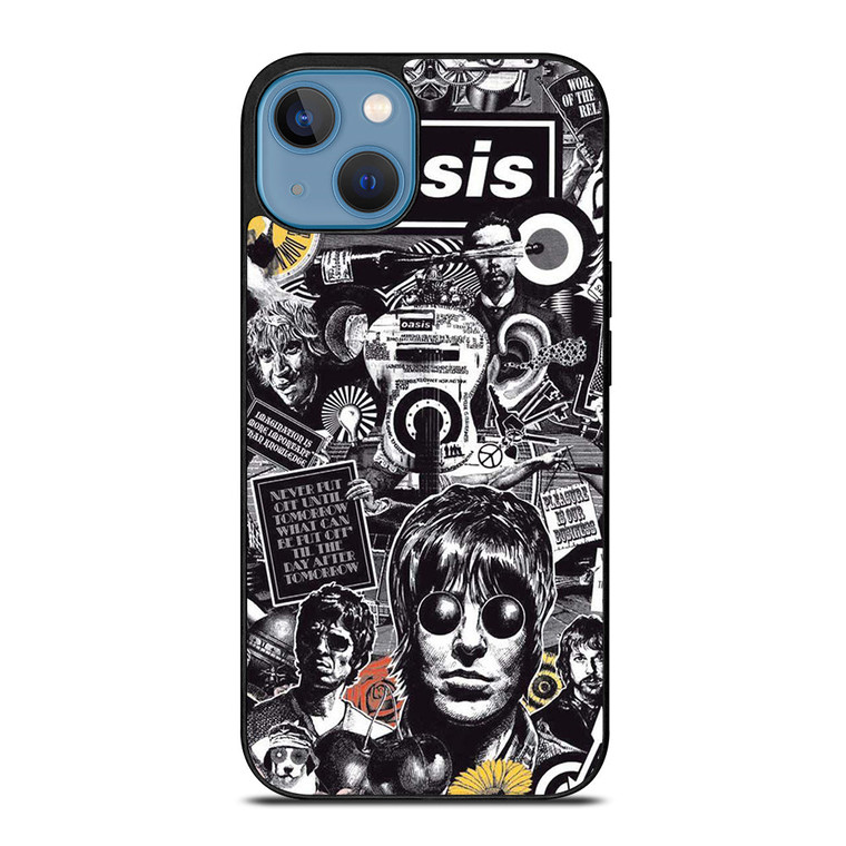 OASIS BAND COLLAGE iPhone 13 Case Cover