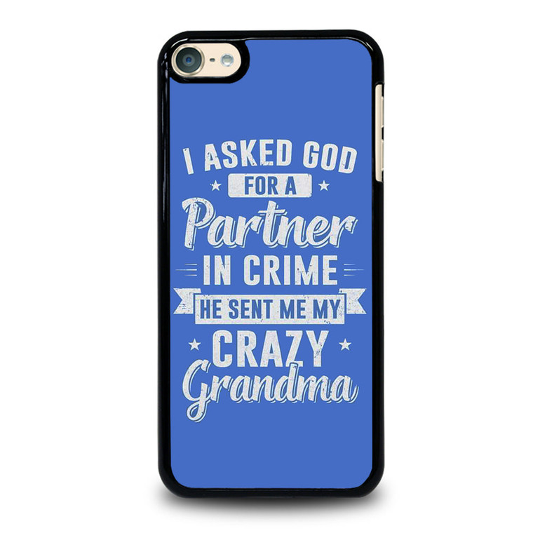 PARTNER IN CRIME GRANDMA 2 iPod Touch 6 Case Cover