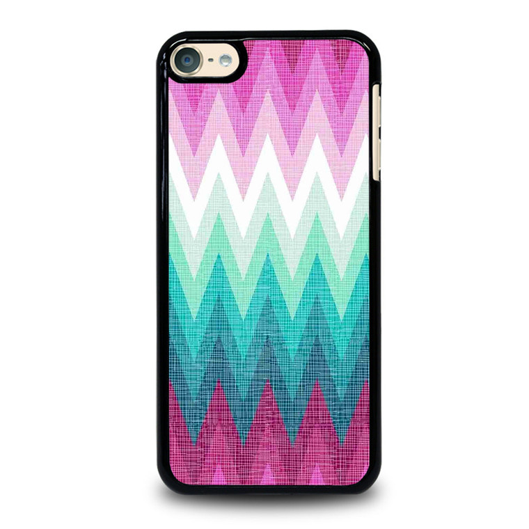 OMBRE PASTEL CHEVRON PATTERN 2 iPod Touch 6 Case Cover