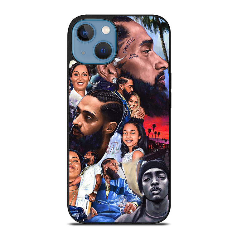 NIPSEY HUSSLE COLLAGE iPhone 13 Case Cover