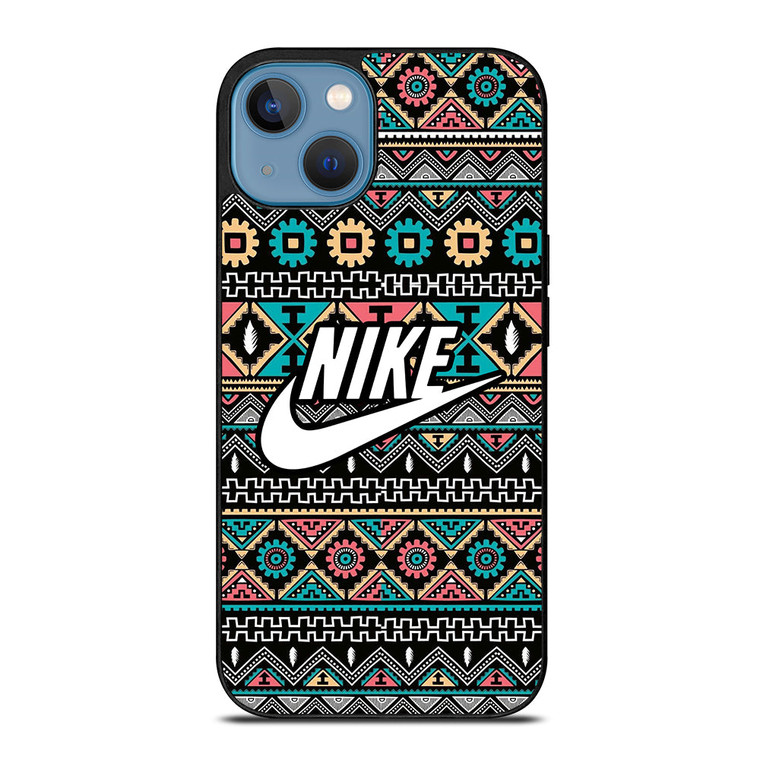 NIKE AZTEC PATTERN 2 iPhone 13 Case Cover