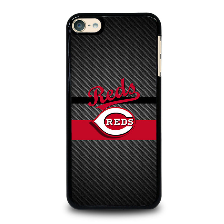 CINCINNATI REDS CARBON iPod Touch 6 Case Cover