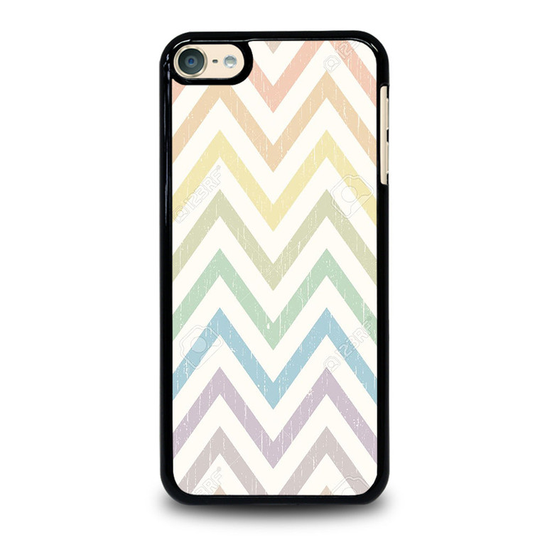 CHEVRON PATTERN RAINBOW COLOR iPod Touch 6 Case Cover