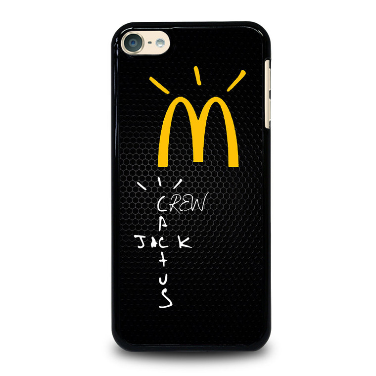 CACTUS JACK TRAVIS SCOTT MCDONALD'S METAL LOGO iPod Touch 6 Case Cover