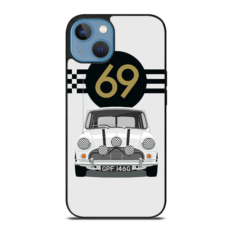 MINI COOPER WHITE 69 iPhone 13 Case Cover