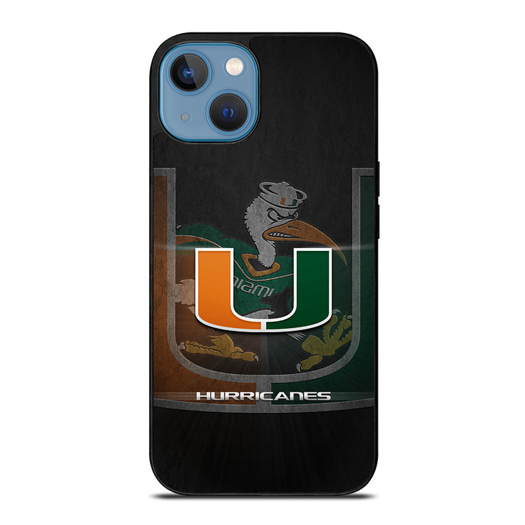 MIAMI HURRICANES UM 1 iPhone 13 Case Cover