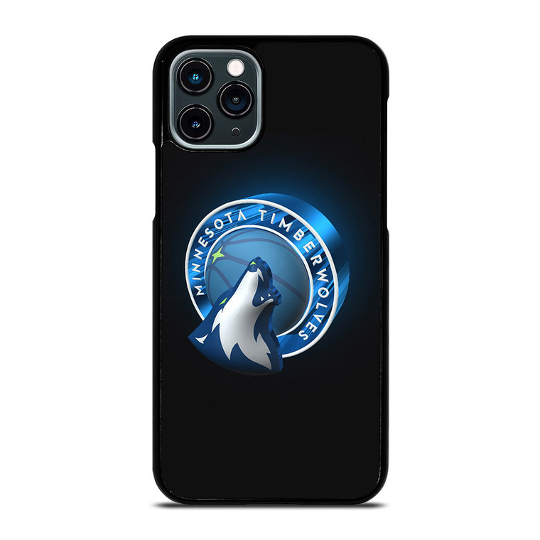 MINNESOTA TIMBERWOLVES 3D LOGO iPhone 11 Pro Case Cover