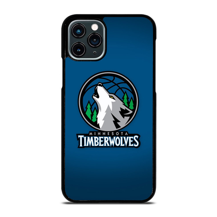 MINNESOTA TIMBERWOLVES LOGO BASKETBALL iPhone 11 Pro Case Cover