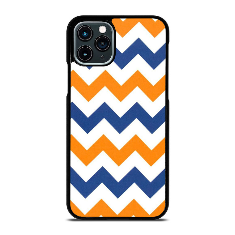RILEY BLAKE ORANGE AND BLUE STRIPE iPhone 11 Pro Case Cover
