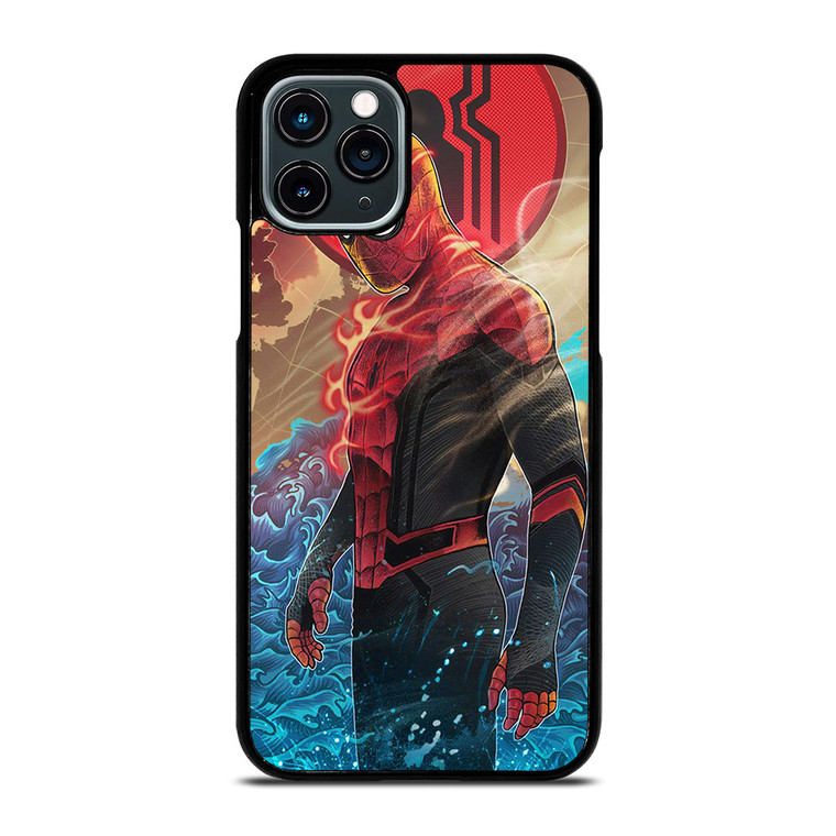 SPIDERMAN FLAME iPhone 11 Pro Case Cover