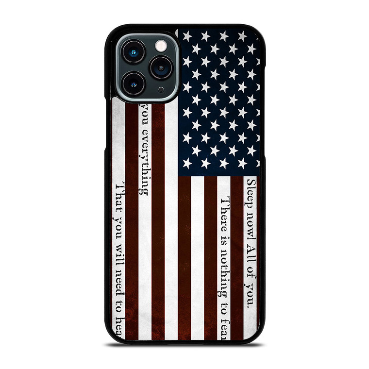USA RED QUOTES iPhone 11 Pro Case Cover