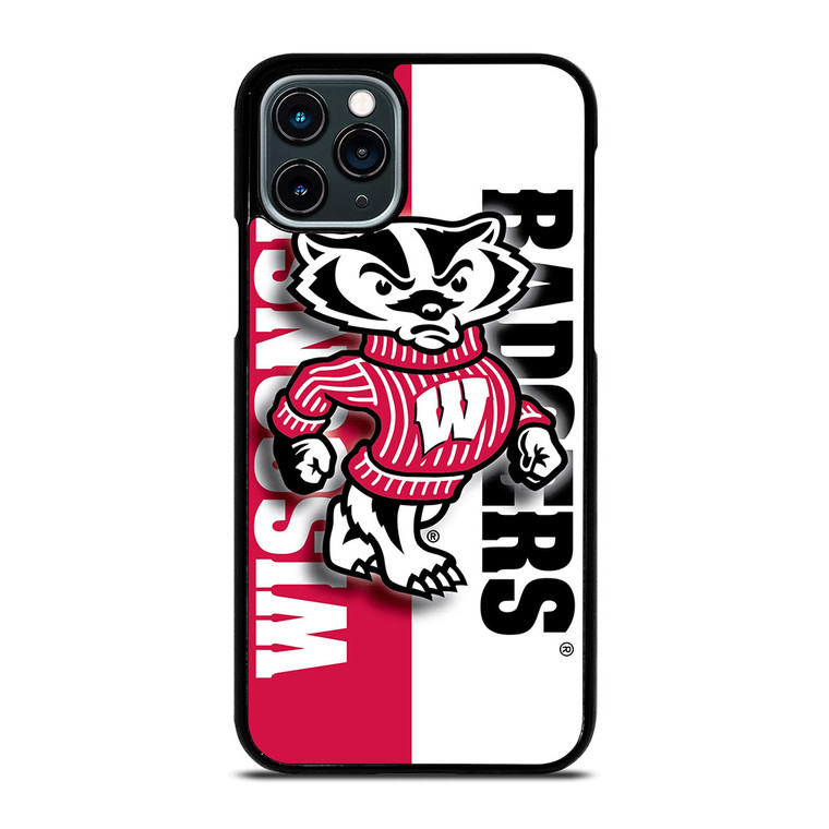 WISCONSIN BADGERS LOGO NEW iPhone 11 Pro Case Cover
