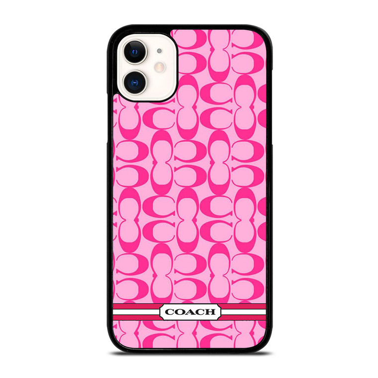 COACH PINK NEW LOGO iPhone 11 Case Cover