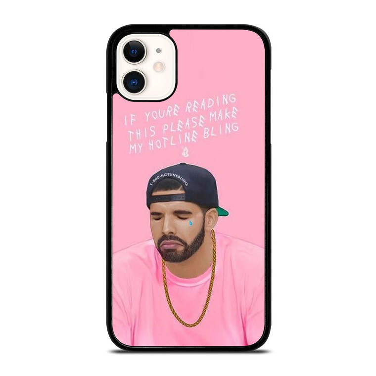 DRAKE RAPPER PINK BLINK iPhone 11 Case Cover