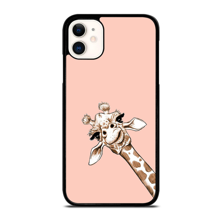 GIRAFFE GIRL iPhone 11 Case Cover