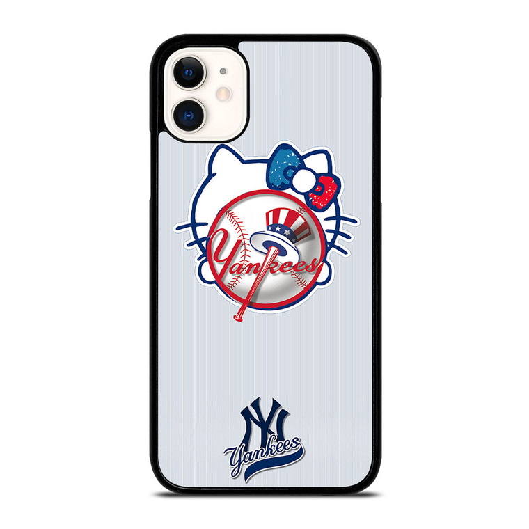 HELLO KITTY NEW YORK YANKEES iPhone 11 Case Cover
