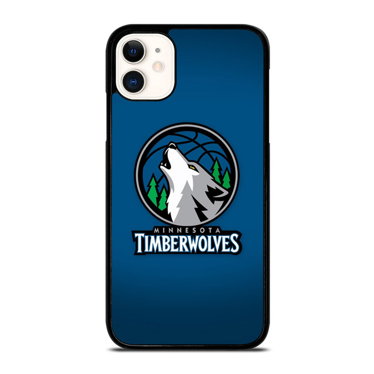 MINNESOTA TIMBERWOLVES LOGO BASKETBALL iPhone 11 Case Cover