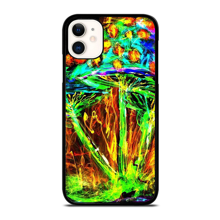PSYCHEDELIC VISUALS MUSHROOM iPhone 11 Case Cover PSYCHEDELIC VISUALS MUSHROOM iPhone 11 Case Cover