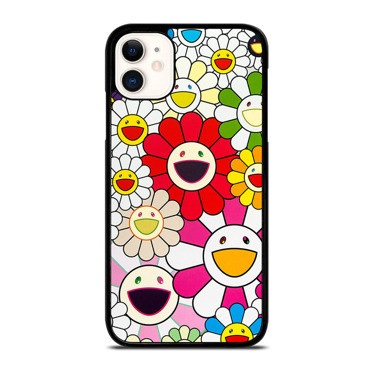 TAKASHI MURAKAMI FLOWERS 5 iPhone 11 Case Cover TAKASHI MURAKAMI FLOWERS 5 iPhone 11 Case Cover
