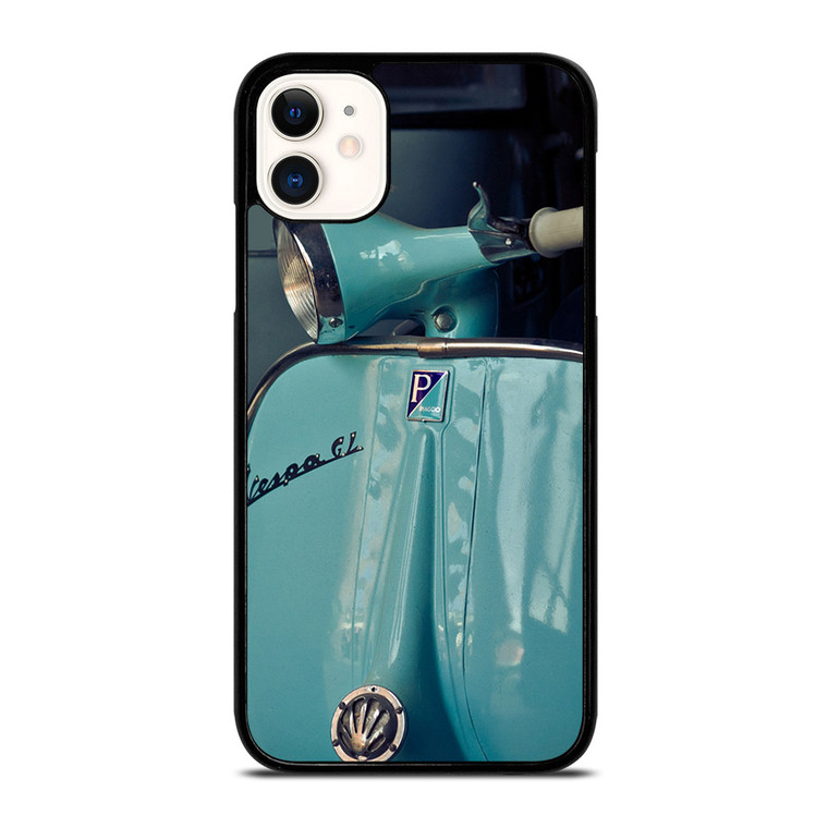 VESPA PIAGGIO BLUE iPhone 11 Case Cover