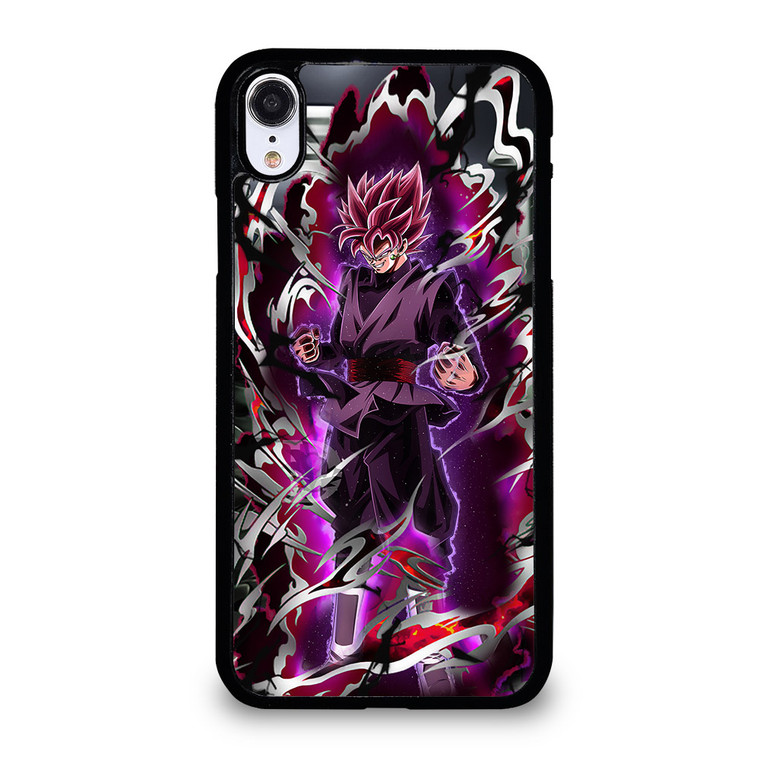 BLACK GOKU SUPER SAIYAN ROSE iPhone XR Case Cover