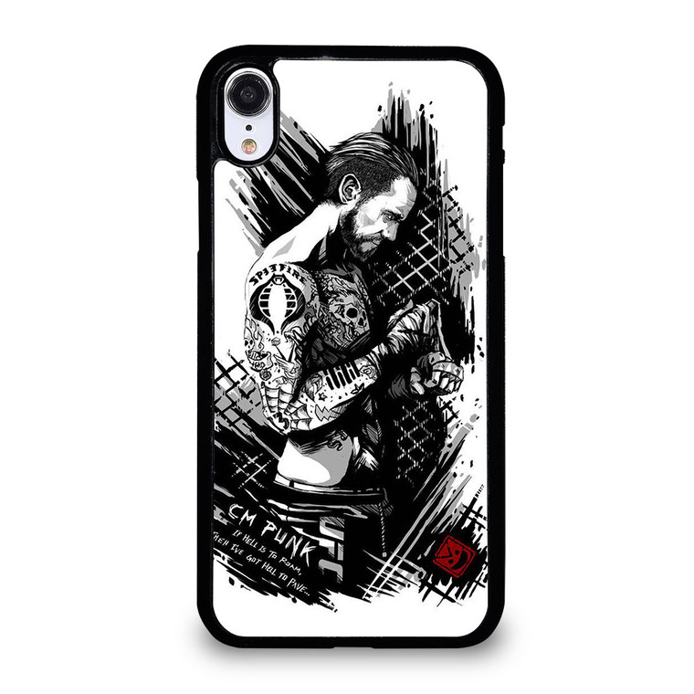 CM PUNK ART iPhone XR Case Cover