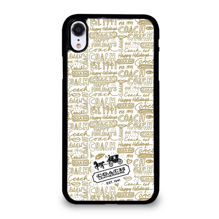 COACH ART LOGO iPhone XR Case Cover