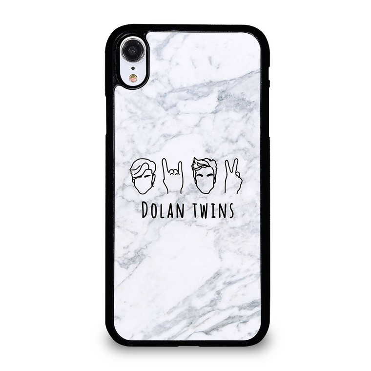 DOLAN TWINS MARBLE LOGO iPhone XR Case Cover