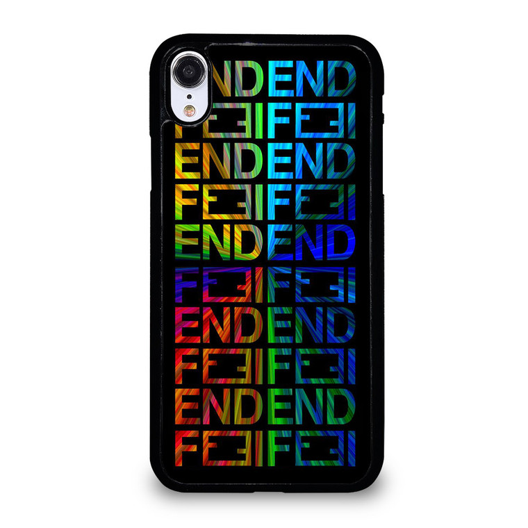 FENDI COLORED iPhone XR Case Cover