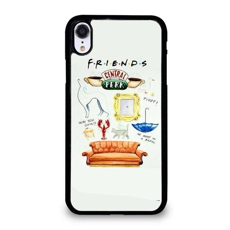 FRIENDS CENTRAL PERK ART iPhone XR Case Cover