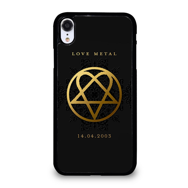 HIM BAND GOLD LOGO iPhone XR Case Cover